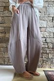 Hush Pillow Cotton Classic Barrel Pant Earth